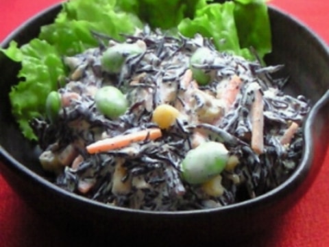 鉄分補給☆ひじきのマヨネーズサラダ